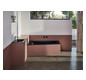 Badewanne BetteSpace S-1140 170x75x42cm, Ecke rechts, ebony