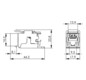 Modular-Buchse Cat6 RJ45 27-22AWG Schirm Feldkonf Litze massiv Schneidklemme IDC