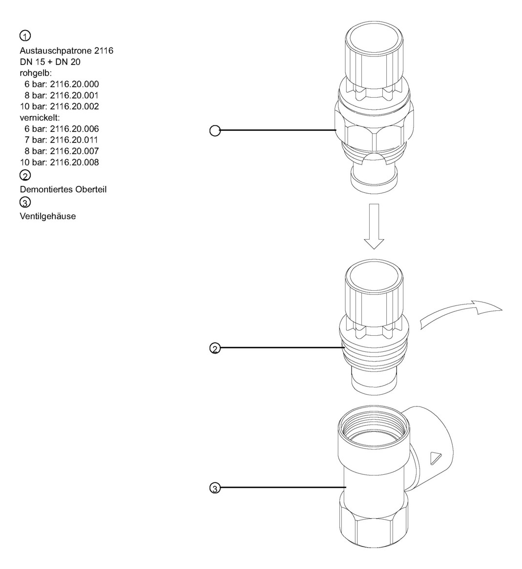 2116-20-006-AUSTAUSCHPATRONE 1/2+3/4, 6BAR,CHROM