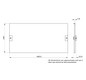 Schrank-Frontplatte 5HE B500xH250mm ST pulverbesch