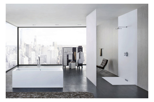 Kaldewei Badewanne MEISTERSTÜCK CONODUO 1733 180x80cm, weiß Perl-Effekt, mit Ablaufgarnitur