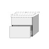 SA Waschtischunterbau mit Auszügen 3way (UM622) 580x625x452 Anthrazit-Matt