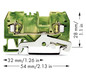 Schutzleiter-Reihenklemme Serie 280 0,25-2,5qmm gn/ge 1Etage APL_erf.