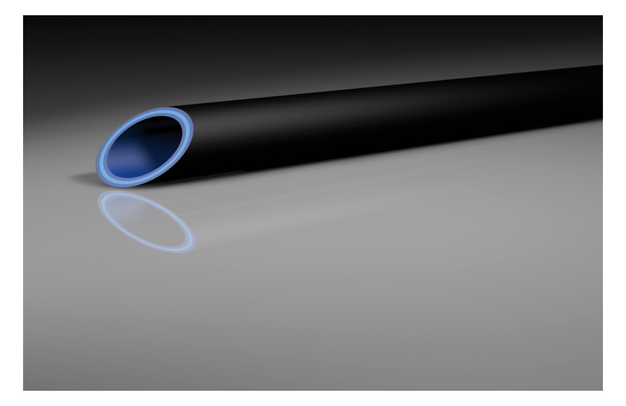 aquatherm Faser-Verbundrohr blue SDR 17,6 MF RP UV 200 x 11,4 mm x 5,8 m Stange, Stumpfschweißverfahren