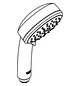 GROHE Handbrause Tempesta Cosmopolitan 100 2 Strahlarten, mit Durchflussbegrenzer 5,7 l/min, chrom