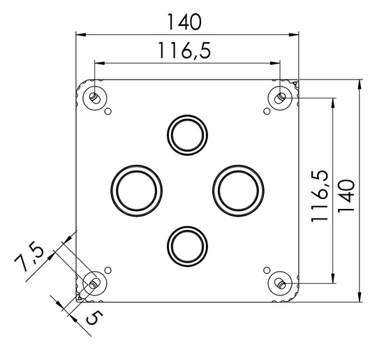 WISKA Abzweigkasten    COMBI 1010/leer/W 