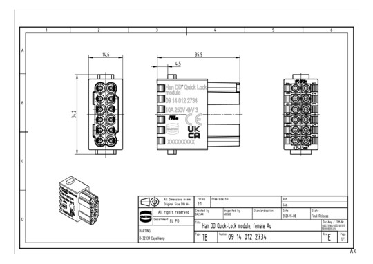 HART Han DD Quick-Lock       09140122734 