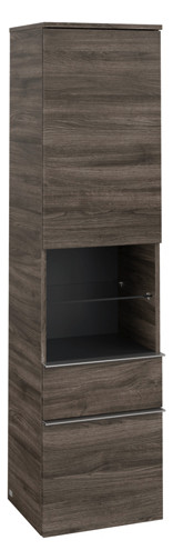 V&B Hochschrank Venticello 40,4x154,6x37,2cm, rechts, Griff Chrom, stone oak