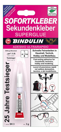 BINDULIN-Sekundenkleber SK 3 - 3 g
