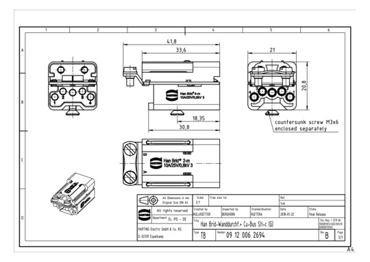 HART Han Brid-Wanddurchf.+ C 09120062694 