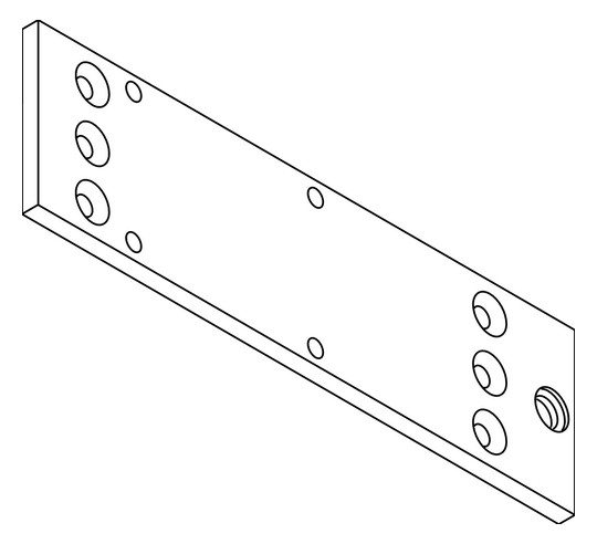 GEZE Montageplatte TS 1500        029682 