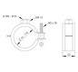 ASW Gleitrohrschelle Spannbereich 44-49 mm M 8, mit Schallschutzeinlage
