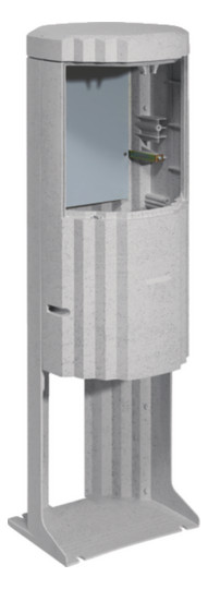Standgehäuse GFK IP44 B360xH1150xT360mm ET360mm m.MPL geschl