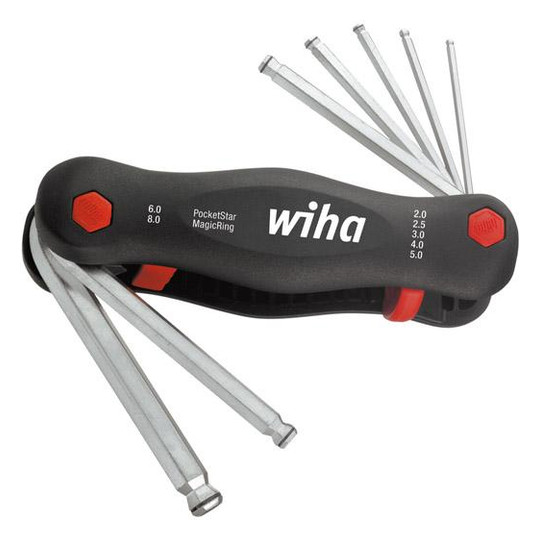 Wiha-Handklapphalter PocketStar 351RP7 - Inbus MagicRing 2-8
