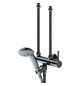 KWC Brause-Einhebelmischer Kuri verchromt, NW 1/2", mit Handbrause, für Durchlauferhitzer