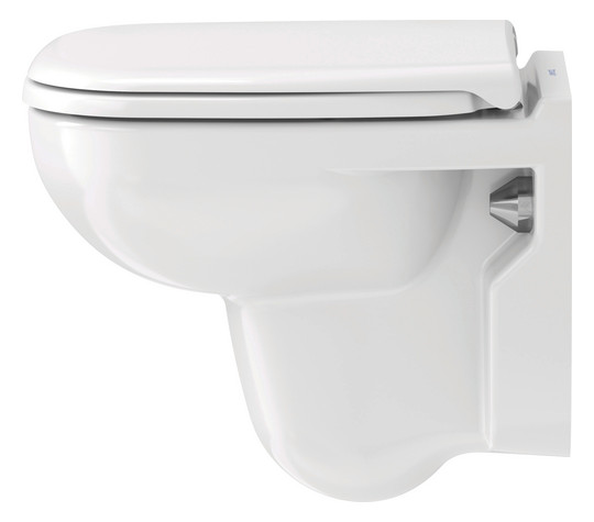 Duravit WC-Sitz D-Code mit Absenkautomatik, Scharniere Kunststoff, weiß