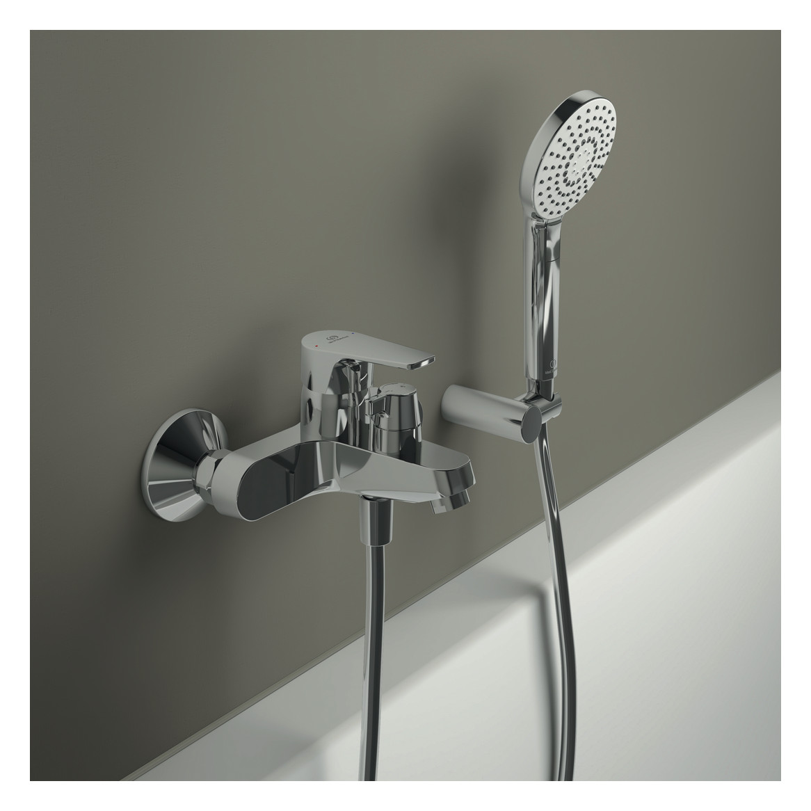 Ideal-Standard Handbrause-Set Idealrain Evo 3-Funktionen, d= 11cm, verchromt