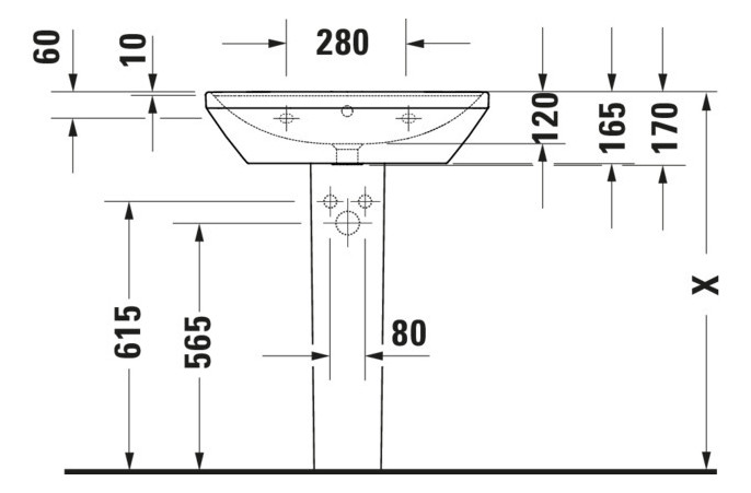 Duravit Waschtisch D-Neo 65 x 44 cm, ohne Hahnloch, weiß WonderGliss, Überlauf, Hahnlochbank, weiß Duravit Waschtisch D-Neo 65 x 44 cm, ohne Hahnloch, weiß WonderGliss, Überlauf, Hahnlochbank, weiß