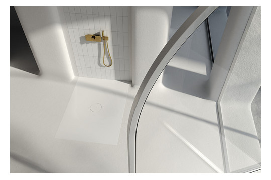 Bette Duschfliese PLUS BetteAir 1500 x 1000 mm, bahama beige, Rechteck, glasierter Titan-Stahl