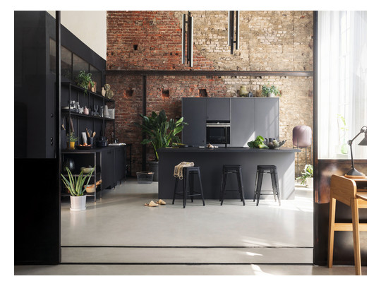 hansgrohe Spültisch-Einhebelmischer Aqittura M91 mit Ausziehauslauf, 1jet, Starter Set, mattschwarz