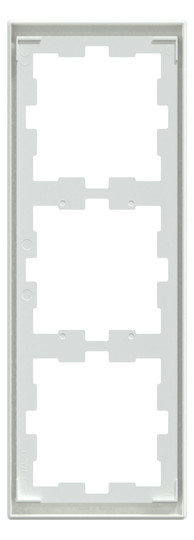 Rahmen 3f lows glz D-Life Kst f.GEB-K Unterputzmontage Thermopl