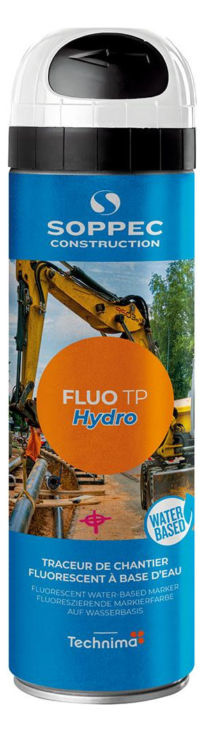 Bild Fluo TP Hydro Markierspray 500ml Dose we iß aus Wasserbasis - SOPPEC-0