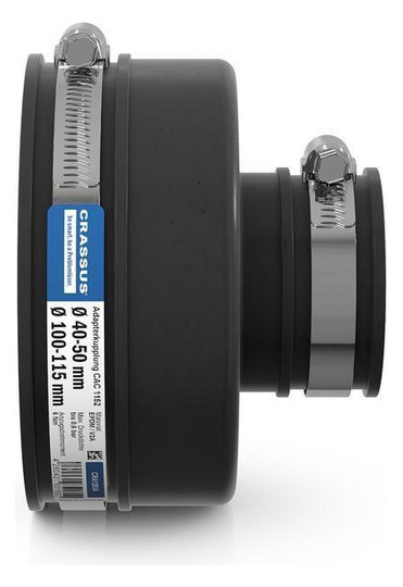 Crassus Adapterkupplung CAC 1152, 100-115/40-50 mm, 0,6 bar