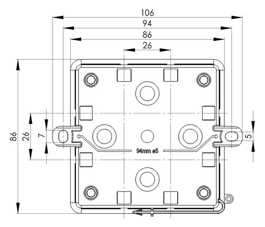 WISKA Abzweigkasten KA 012 LG 