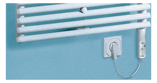 Zehnder Design-Elektroheizkörper Forma Spa LFE-180-060/DD, 1761 x 596 mm, Light grey