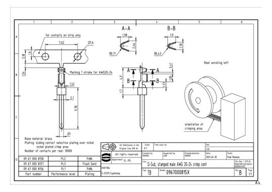 HART DSUB-ME-CR-KON AWG20-24 09670008158 