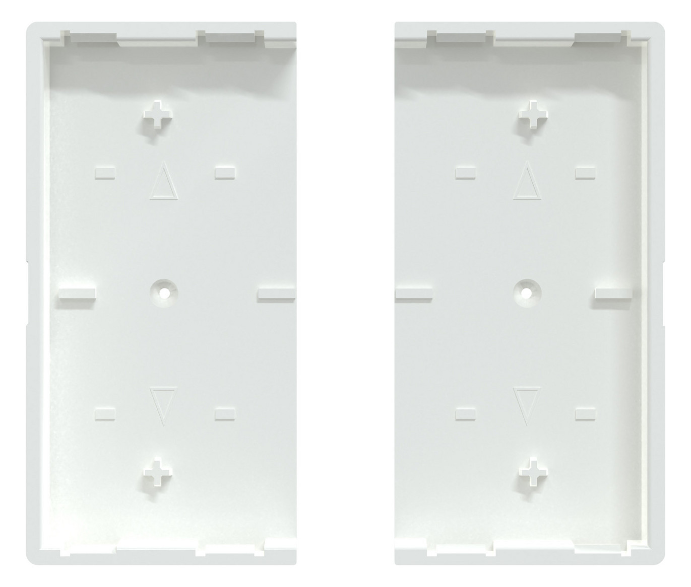 Wippe_2t Schalt/Dimm System M akws glz aktivweiß Kontrollfenster/Lichtauslass