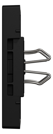Zentralplatte USB sw einrasten m.Aufdr m.Beschr.Feld