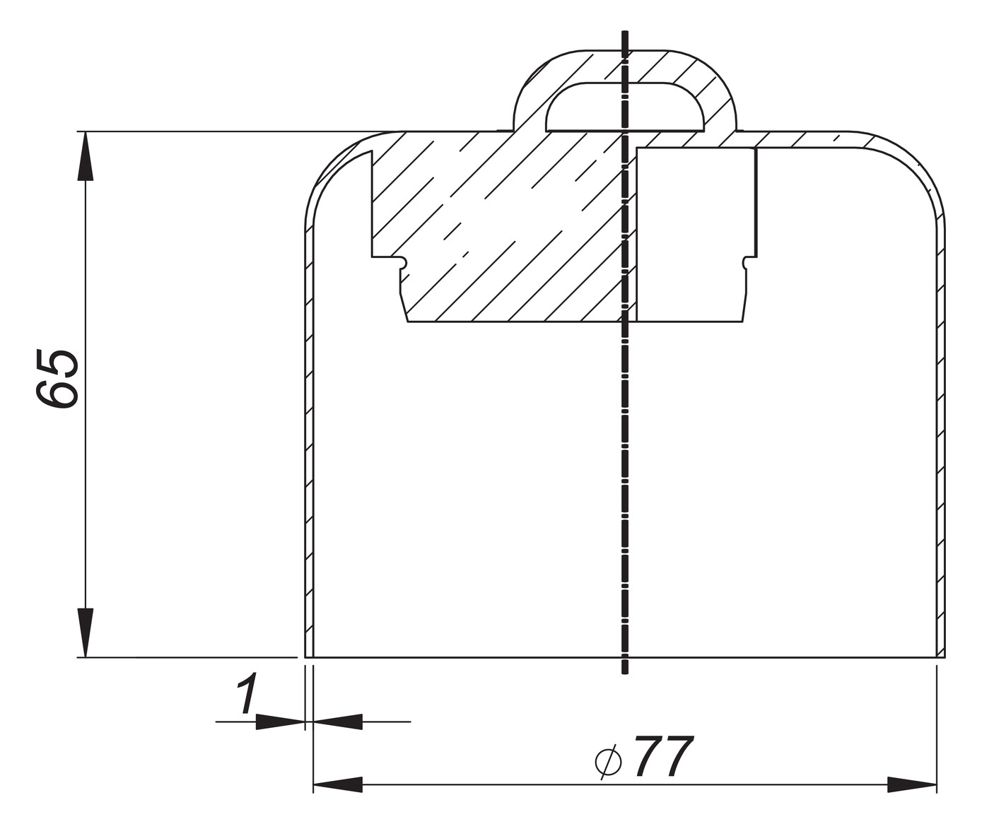 Dallmer Geruchsverschlussglocke Serie 10 zu Ablaufgehäuse 40