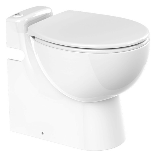 SFA Keramik-Stand-WC SaniCompact Pro weiß, mit Kleinhebeanlage