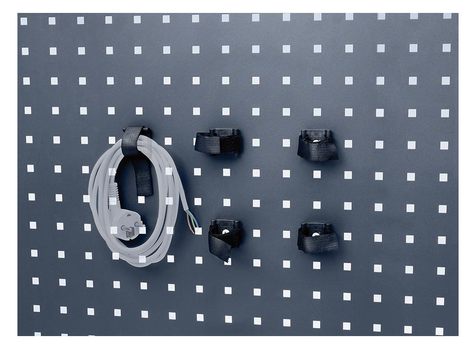 Bild Fixhalter B34xT37xD12 mm für Kabel und S chläuche für Lochplatten - bott-1