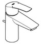 GROHE Waschtisch-Einhebelmischer Eurosmart 1/2", S-Size, mit Zugstangen-Ablaufgarnitur, chrom