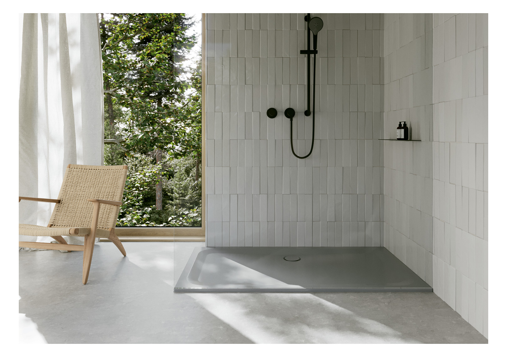 Duschwanne BetteUltra 5806 170x100x3,5cm, Glasur, Mini-Wannenträger, quartz