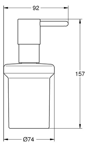GROHE Seifenspender Essentials 160ml, supersteel