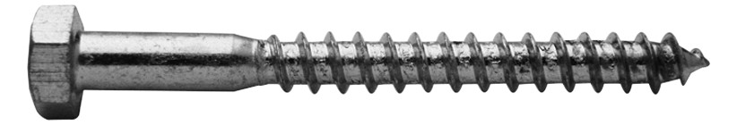 ASW Sechskantholzschraube 10,0 mm x 90 mm, Stahl verzinkt, DIN 571