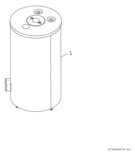 BOSCH Warmwasserspeicher Stora W120-5 O1A W120-5 O 1 A 115 l, bodenstehend, rund, silber