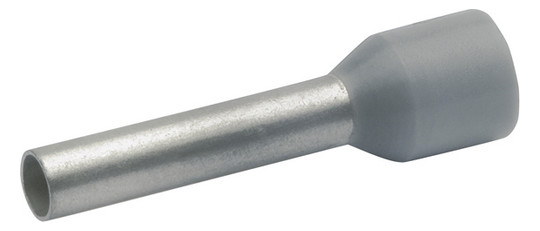 Aderendhülse 2,5qmm 12mm isol PP gr Cu Polypropylen (PP) verzinnt