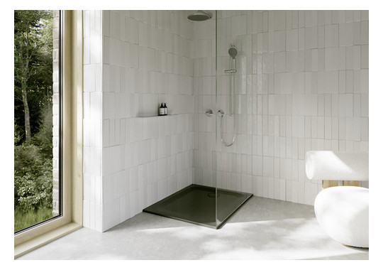 Duschwanne BetteUltra 1660 100x90x2,5cm, anthracite