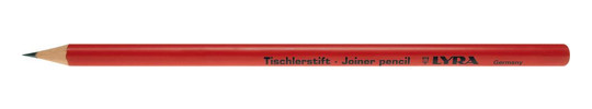 LYRA-Tischlerbleistift, rot, rund - 175 mm