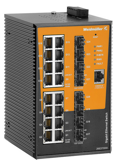 Weidmüller IE-SW-AL24M-16GT-8GESFP 