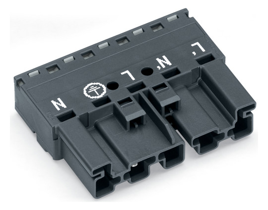 Steckverbinder Gebäude 5p Serie 770 25A Federzug 400V 4qmm 3 N PE 1
