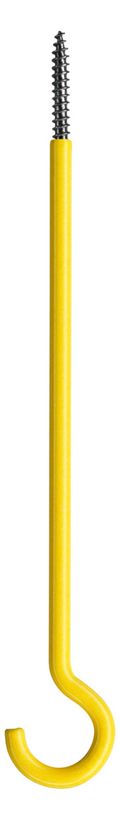 Schraubhaken ST f/vz Ø20mm kstummant Kunststoffummantelt 120mm Schraubhaken ST f/vz Ø20mm kstummant Kunststoffummantelt 120mm