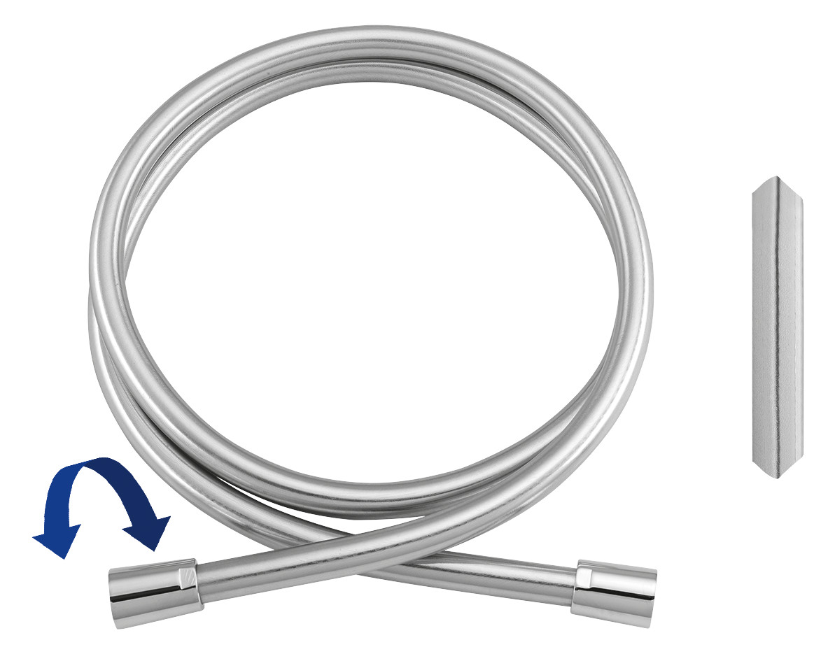 FRANK Brauseschlauch Astro Silver 2.00 m, 1/2" Drehkonusx1/2" Drehkonus Messing verchromt