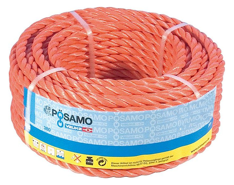 Bild PP-Seil gedr. orange 12,0mmx20m in Ringe n PÖSAMO-0
