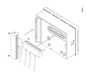 Danfoss Sockel ECL Comfort Typ 296, Einbausatz für Tafelmontage
