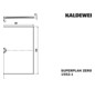 Kaldewei Duschwanne SUPERPLAN ZERO 1552-1 80x120cm, weiß